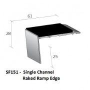 SF151 Single Channel Raked Ramp Edge