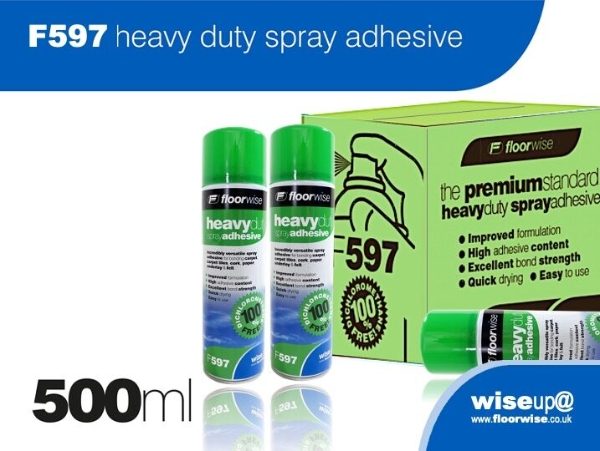 F597 Floorwise 100% DCM Free Heavy Duty Spray Adhesive